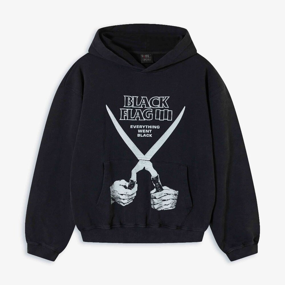 Black Flag Themed Hoodie Size M